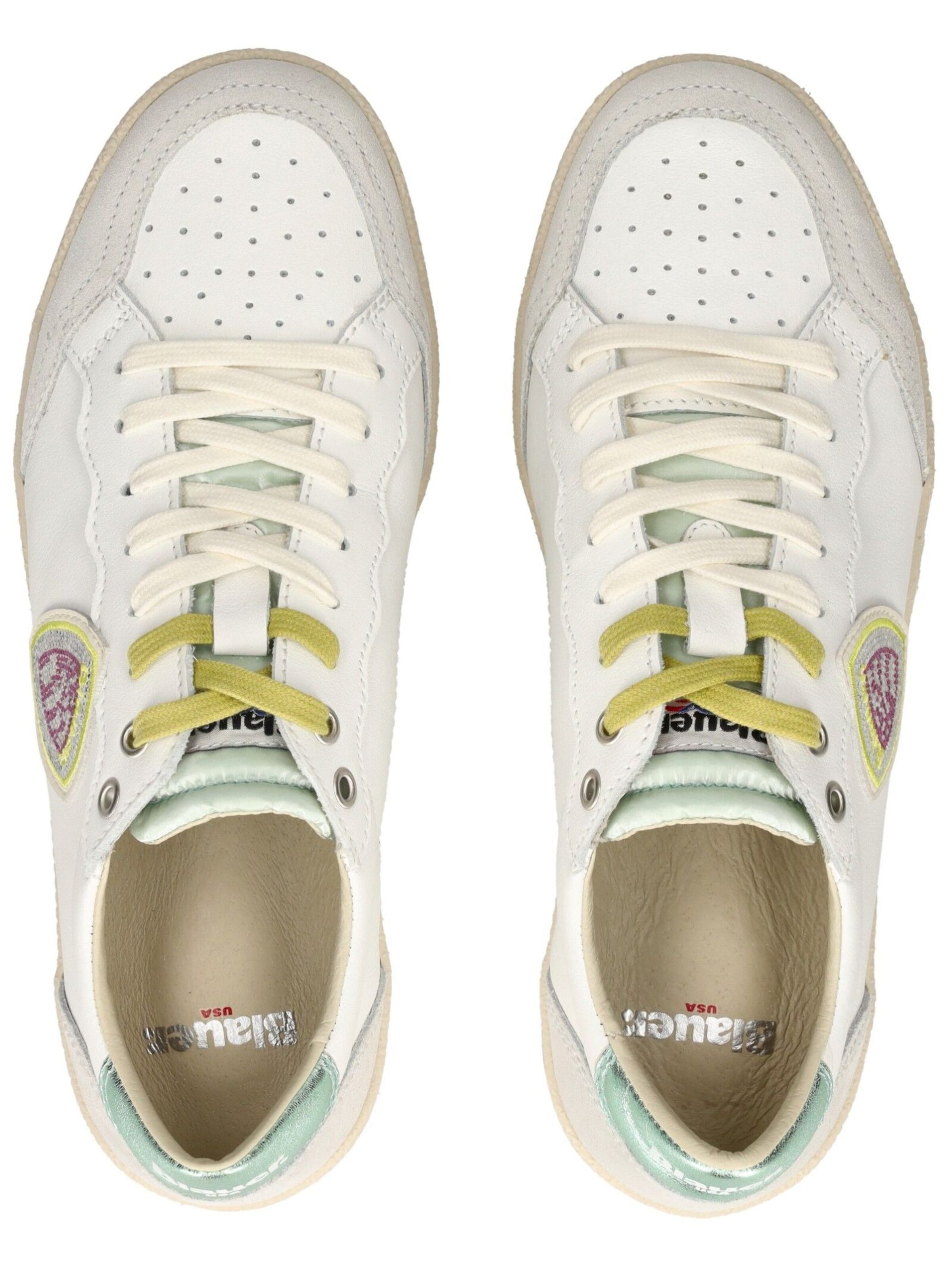 Baskets basses Blauer.USA en blanc