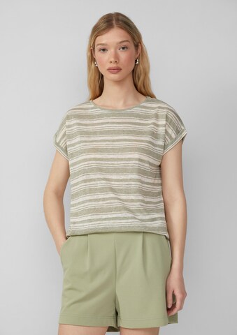 T-shirt QS en vert : devant