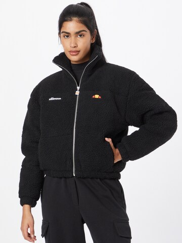 ELLESSE Jacke 'Justine' in Schwarz: predná strana