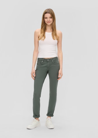 Coupe slim Jean QS en vert