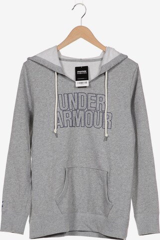 UNDER ARMOUR Kapuzenpullover XL in Grau: predná strana