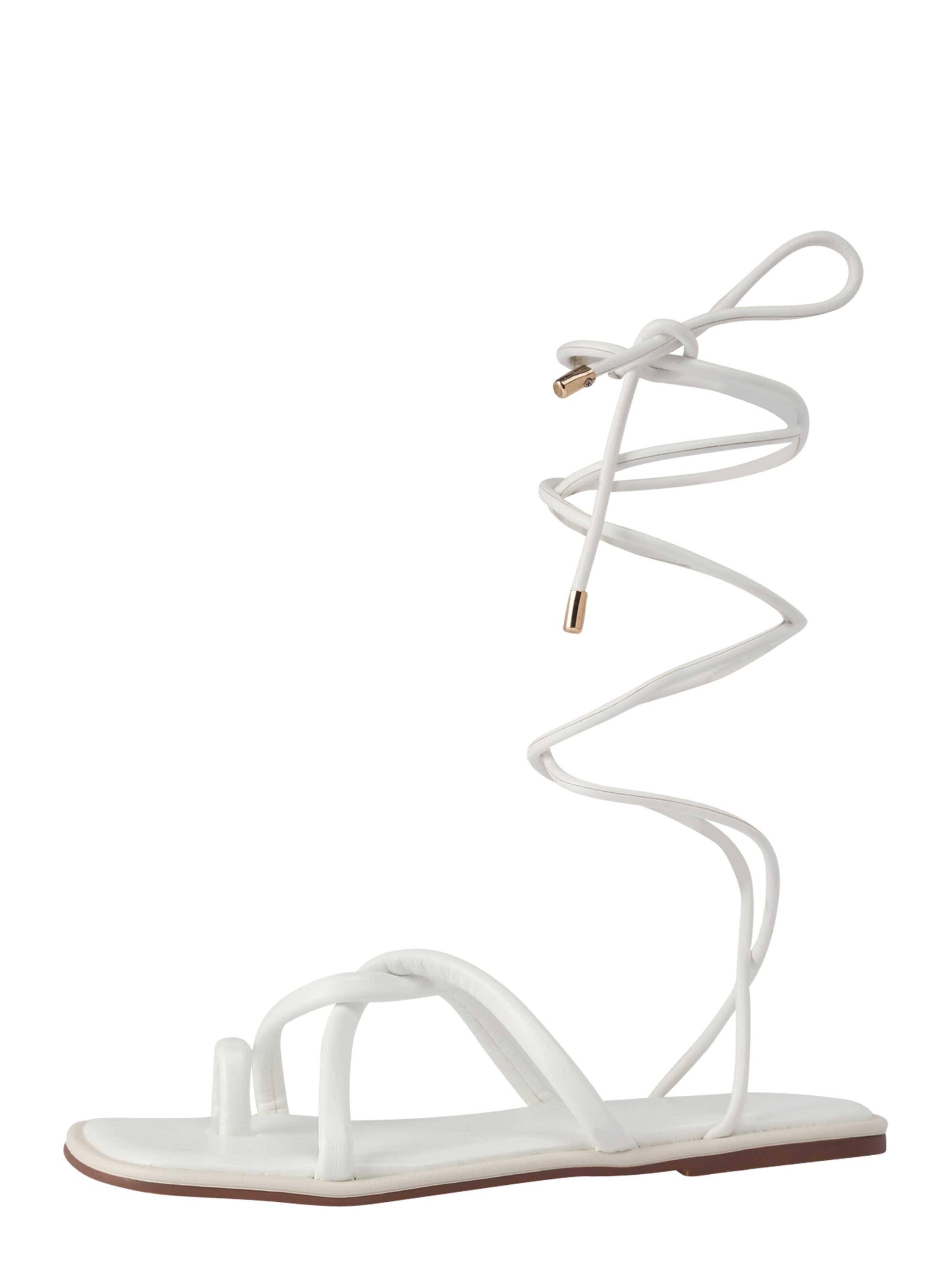 Dorothy Perkins Босоножки через палец 'Frankie' в Бежевый