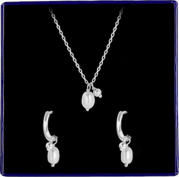 Lucardi Jewelry Set in Silver