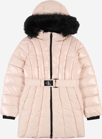 Calvin Klein Jeans Coat in Pink: front