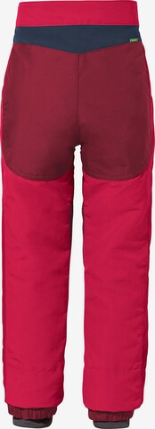 VAUDE Tapered Outdoor Pants 'Caprea' in Pink