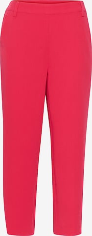 Loosefit Pantalon à plis 'Sakura' Kaffe en rose : devant