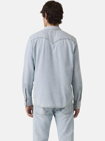 LEVI'S ® Regularny krój Koszula 'LEVI'S BARSTOW WESTERN CAMICIA' w kolorze niebieski