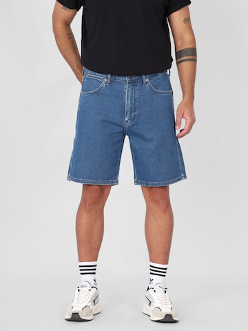 WRANGLER Loosefit Jeans 'LIGHT & SOFT FRONTIER DARK STONE SHORTS' in Blauw