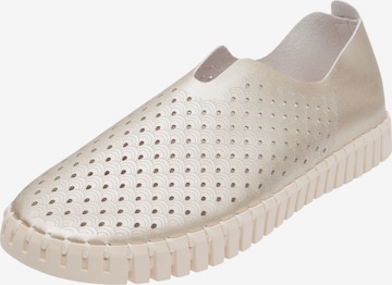 ILSE JACOBSEN Slipper 'Tulip' i guld: forside