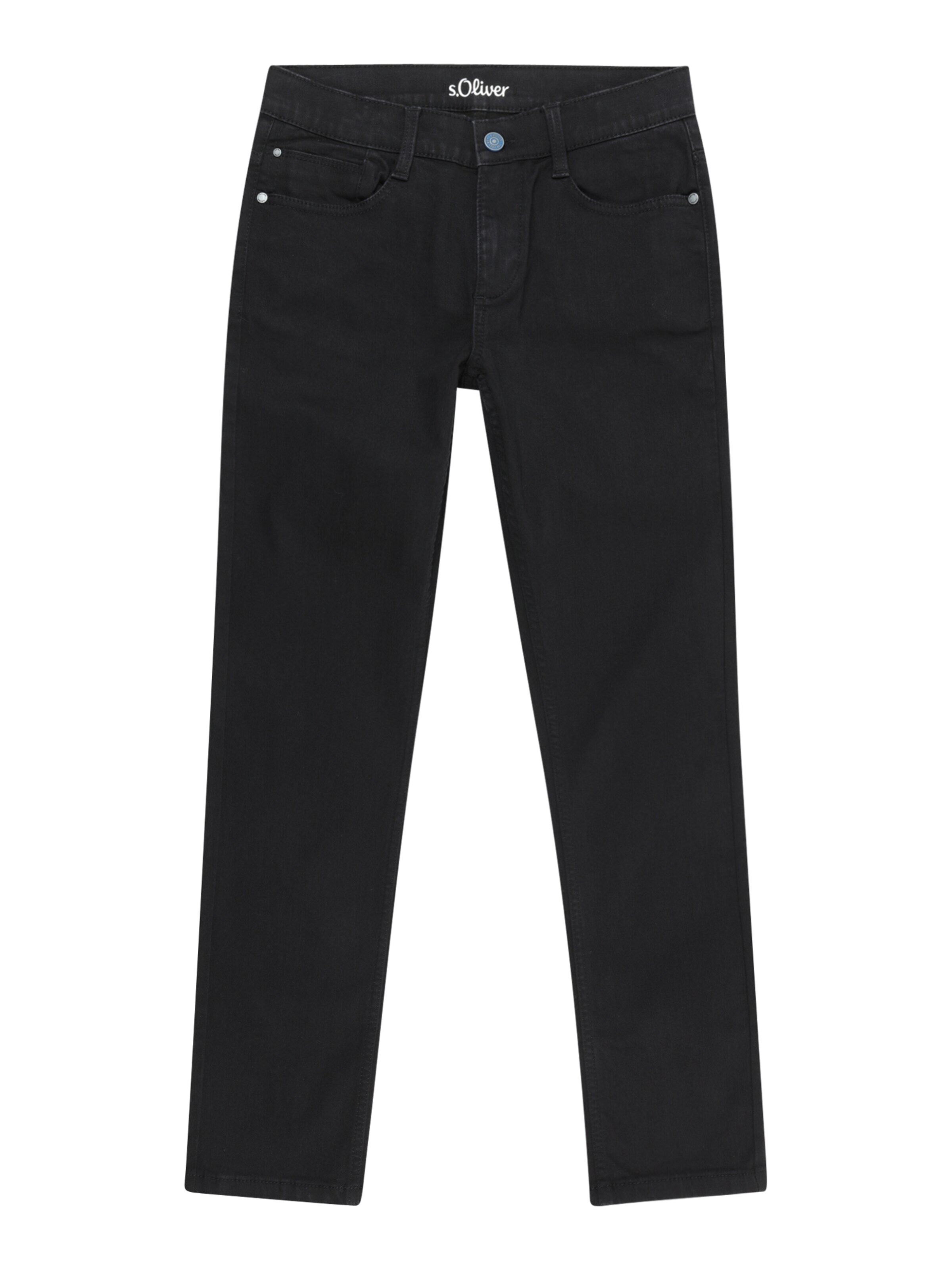 s.Oliver Normální Džíny – černá: přední strana