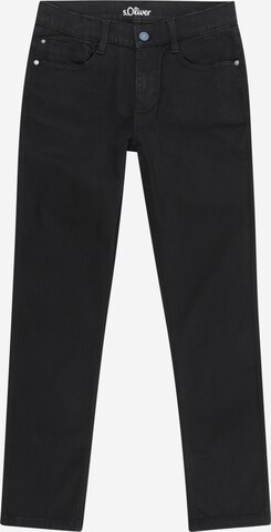 s.Oliver Normalny krój Jeansy w kolorze czarny: przód