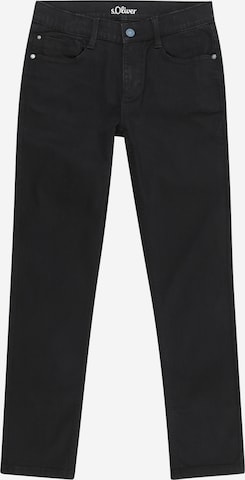 s.Oliver Regular Jeans in Black: front