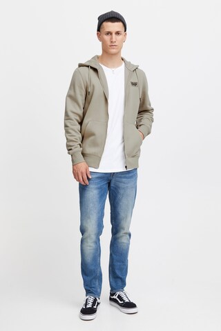 BLEND Zip-Up Hoodie 'Kaylon' in Beige