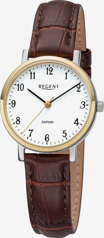 REGENT Analog Watch in Gold: front