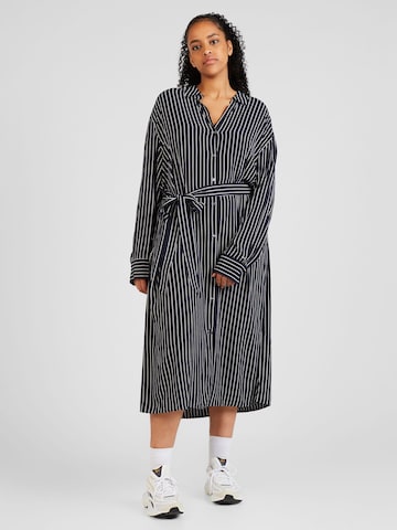 Robe-chemise Tommy Hilfiger Curve en bleu : devant