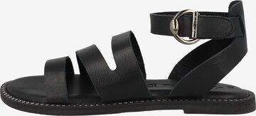 TAMARIS Sandalen met riem in Zwart