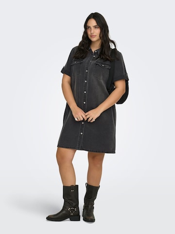 ONLY Carmakoma Shirt dress 'CARLisa' in Black: front