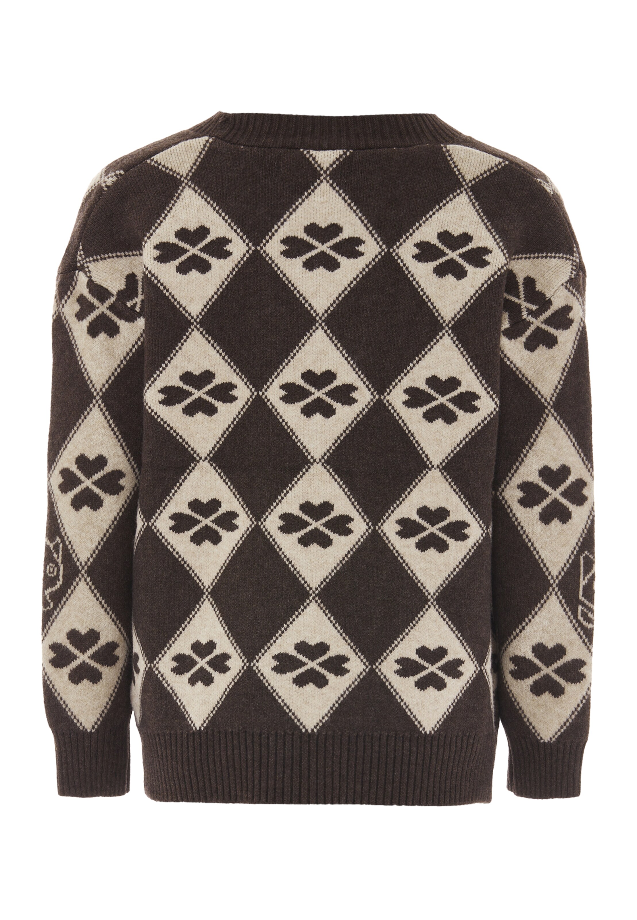 IMMY - Casaco de malha em castanho