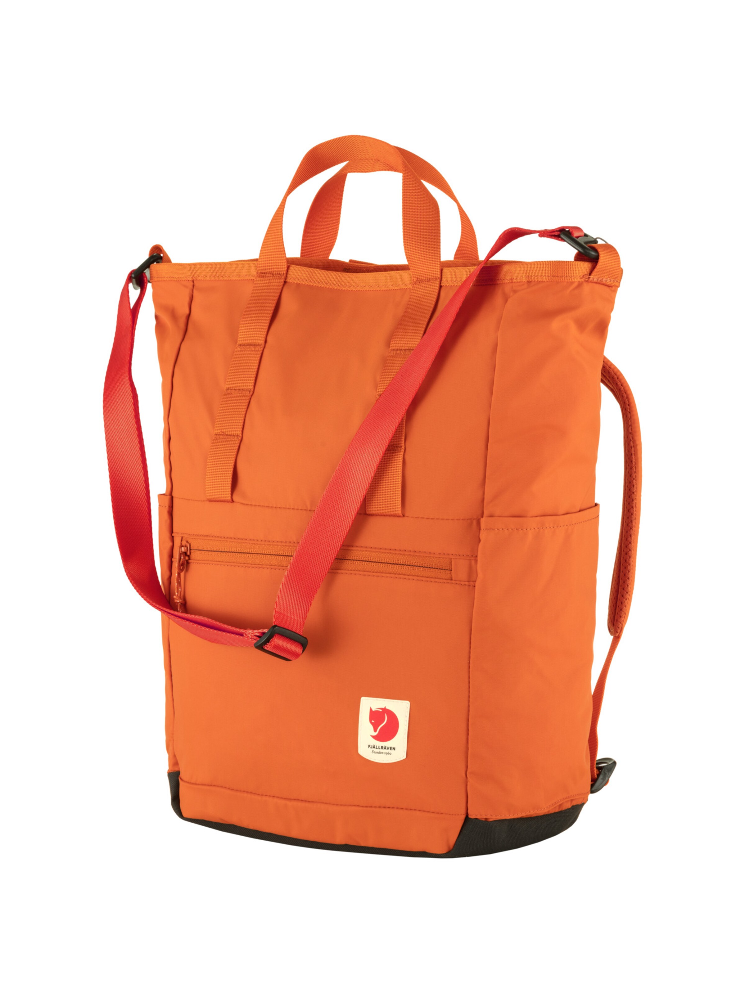 Zaino 'High Coast' di Fjällräven in arancione: frontale