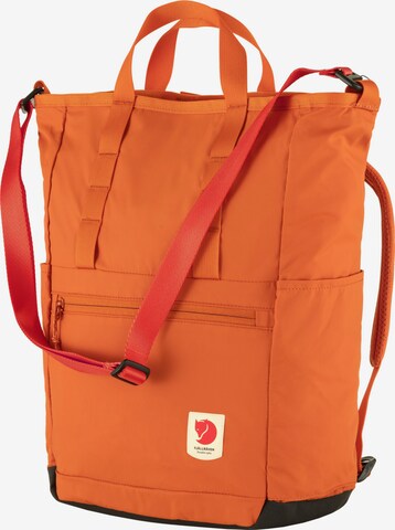 Zaino 'High Coast' di Fjällräven in arancione: frontale