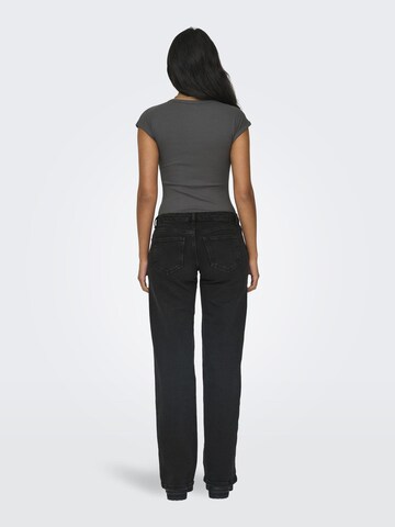 ONLY Wide Leg Jeans in Schwarz