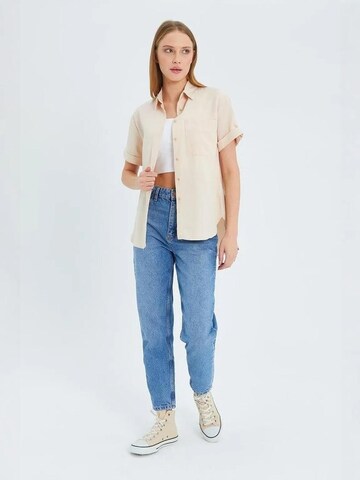 Maglietta di MixRay in beige