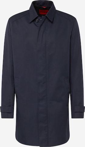 HUGO Red Between-seasons coat 'Marec' in Blue: front