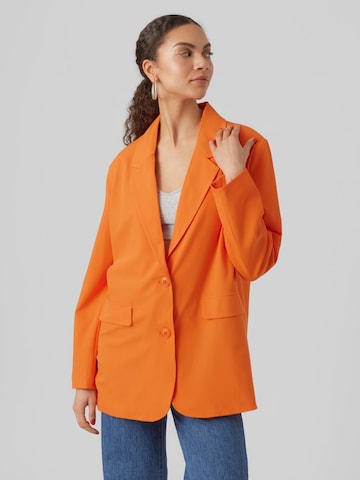 Blazer 'TIKKIZELDA' di VERO MODA in arancione: frontale