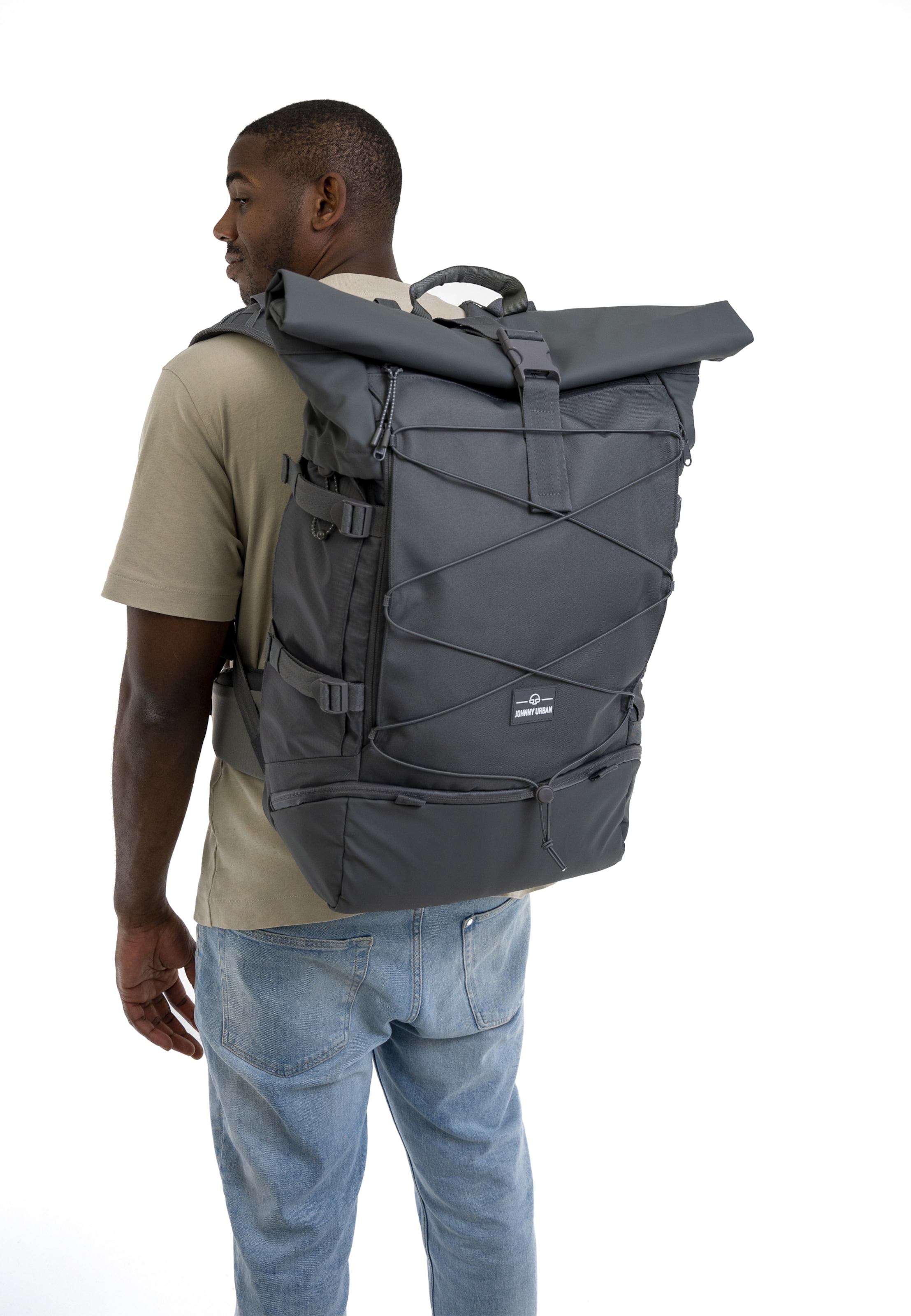 Johnny Urban Hátizsák 'Allen XL Travel' - szürke: elől