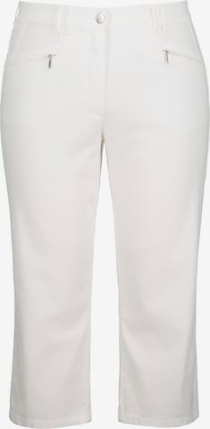 Ulla Popken Pants 'Mony' in White: front