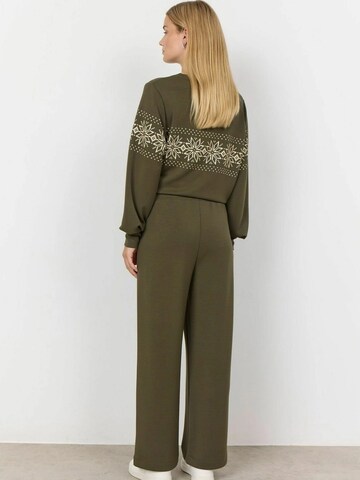 Wide Leg Pantalon ' SC_BANU ' Soyaconcept en vert