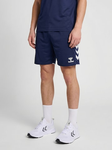 Hummel Regular Sportbroek 'Core 2.0' in Blauw: voorkant