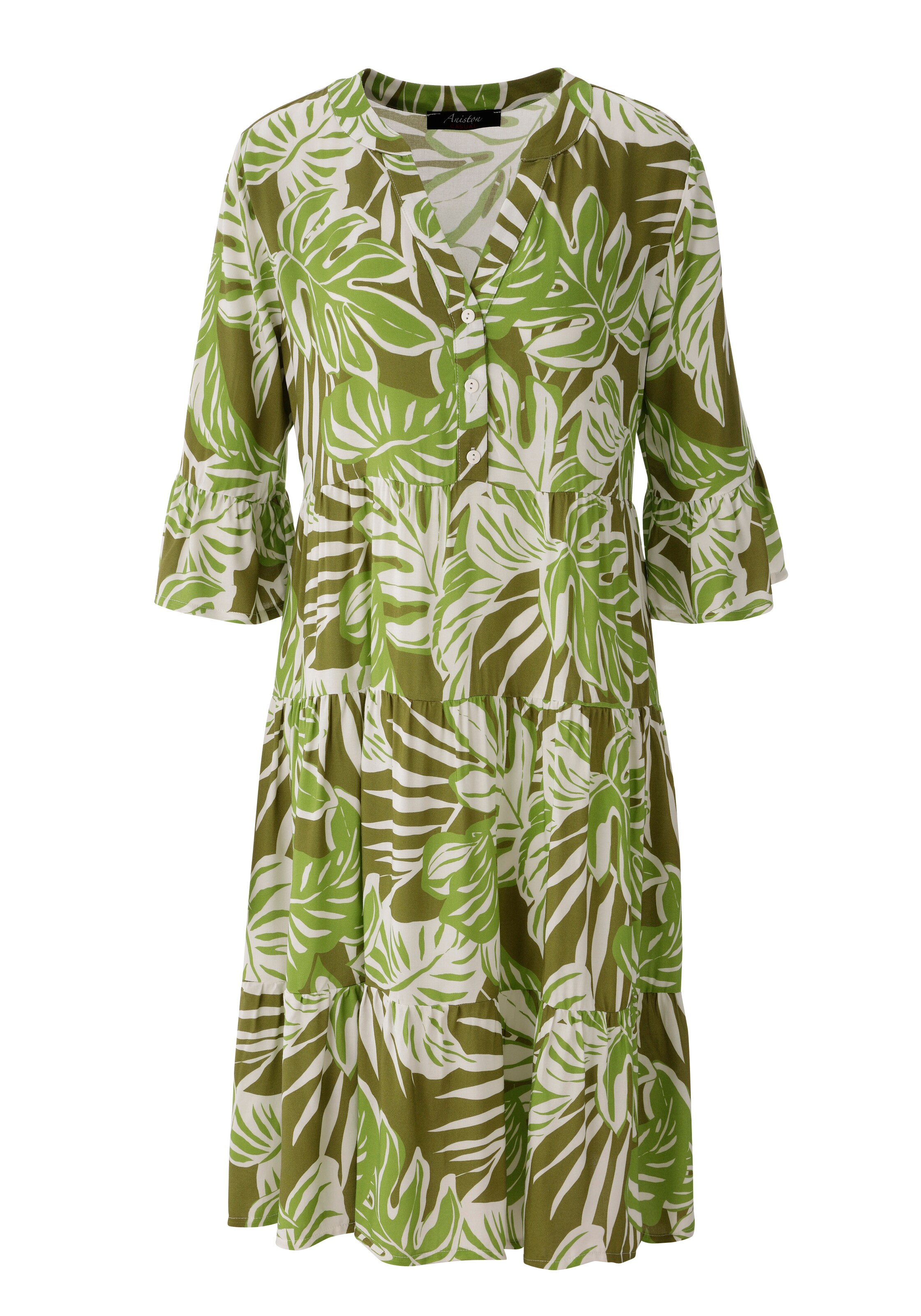Aniston CASUAL Summer Dress in Green: front