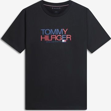 juoda TOMMY HILFIGER Marškinėliai 'BRAND LOVE': priekis