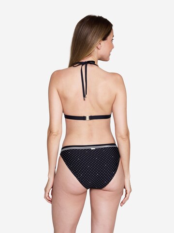 JOOP! Triangle Bikini top ' Polka Dots ' in Black