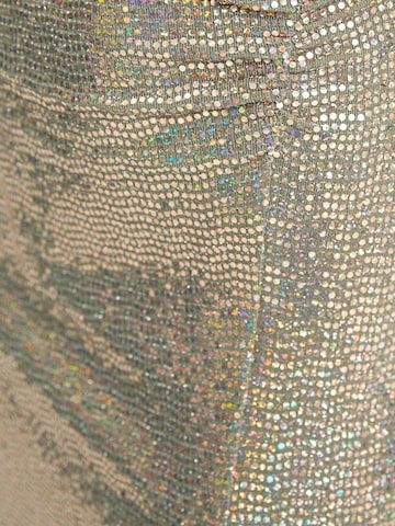 Bershka Sukienka koktajlowa w kolorze złoty
