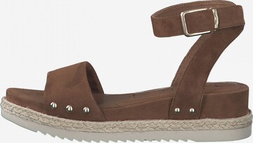 TAMARIS Strap Sandals in Brown