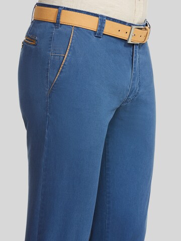 MEYER Regular Chino Pants 'New York' in Blue