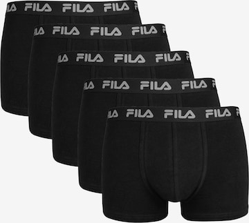 Boxers FILA en noir : devant