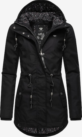Ragwear Zimska jakna 'Monadis' | črna barva: sprednja stran