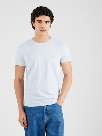 TOMMY HILFIGER Slim fit Koszulka w kolorze niebieski: przód