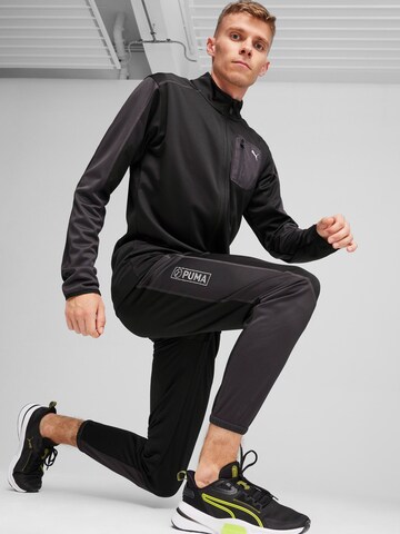 PUMA Zúžený Sportovní kalhoty 'Flex' – černá