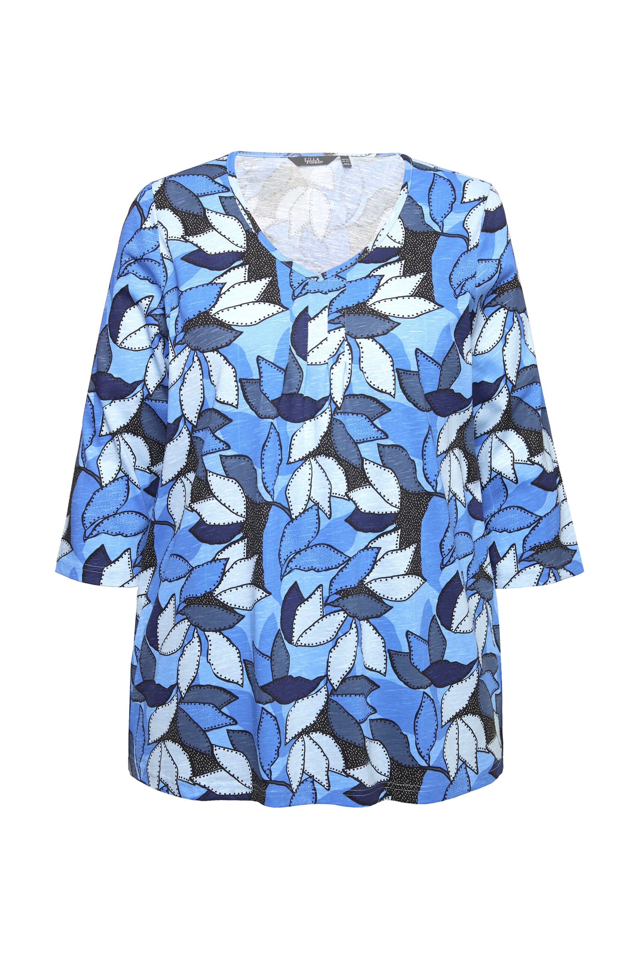 Ulla Popken Shirt in Blauw: voorkant