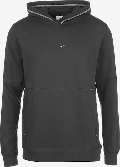 NIKE Sportska sweater majica u tamo siva / bijela, Pregled proizvoda