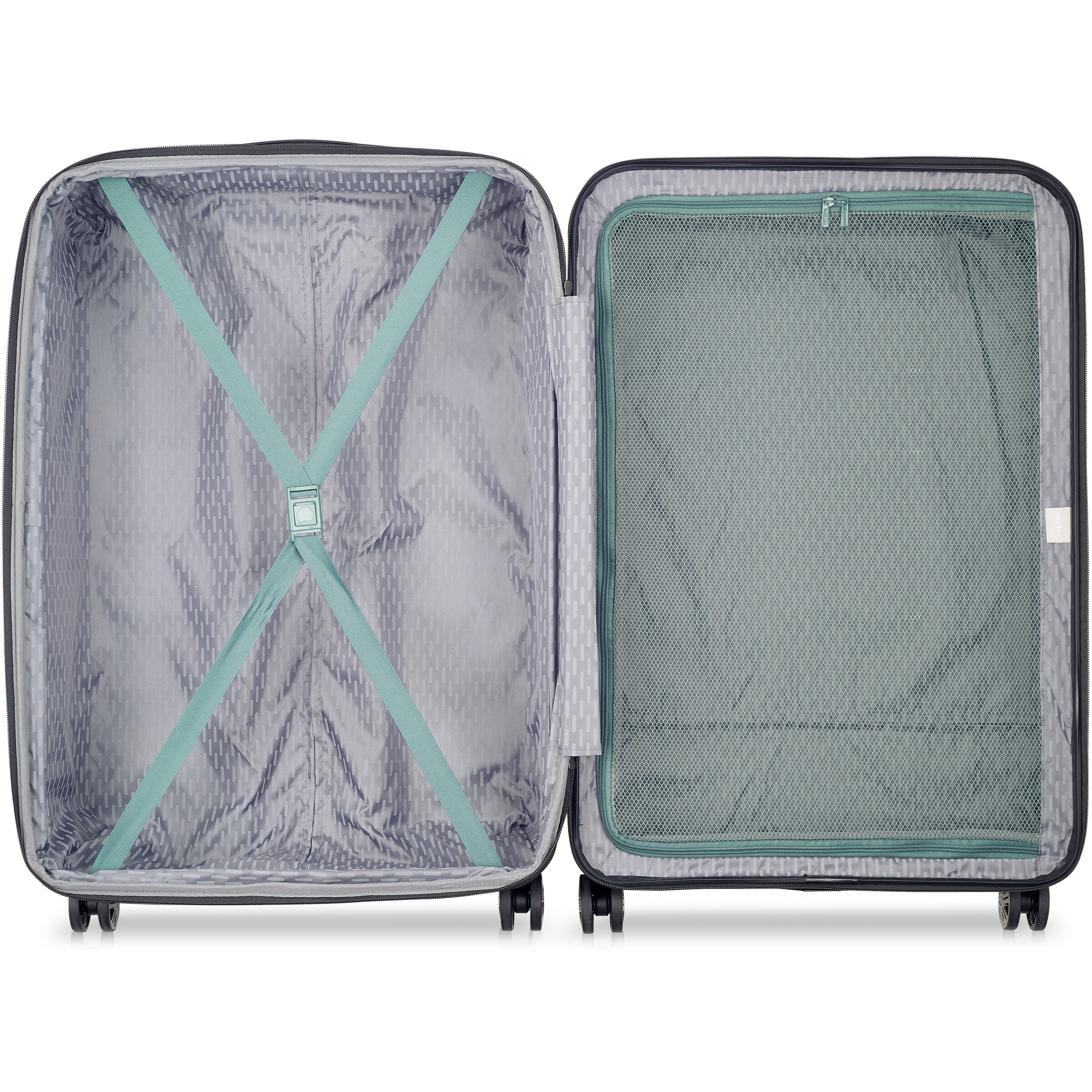 Delsey Paris Trolley 'Air Armour' in Blauw