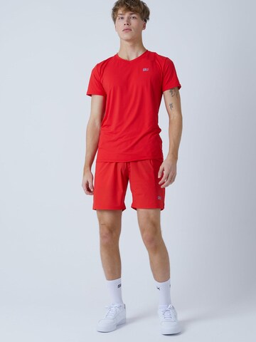Regular Pantalon de sport 'Shorts regular' SPORTKIND en rouge