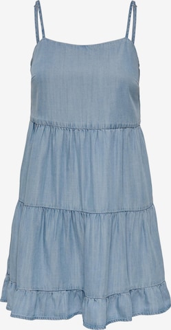 Robe d’été 'Ragna' ONLY en bleu : devant