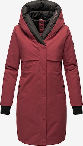 Manteau fonctionnel 'Snowelf' NAVAHOO en rouge : devant