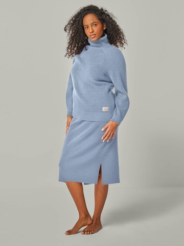 YOU LOOK PERFECT Hausanzug 'Eve & Erika' in Blau: Vorderseite