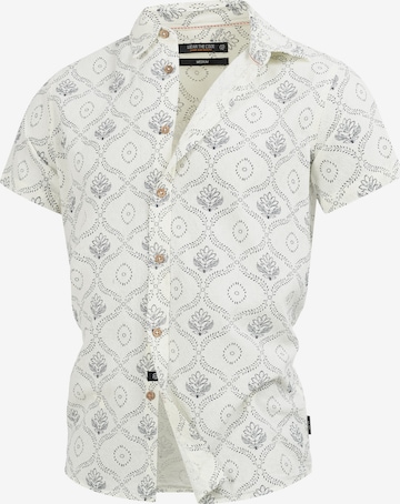 INDICODE JEANS Regular fit Overhemd ' Cotta ' in Wit: voorkant